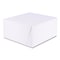 Sct White One-Piece Non-Window Bakery Boxes, Standard, 10 x 10 x 5, White/Kraft, Paper, 100PK 1576 - alternate 1